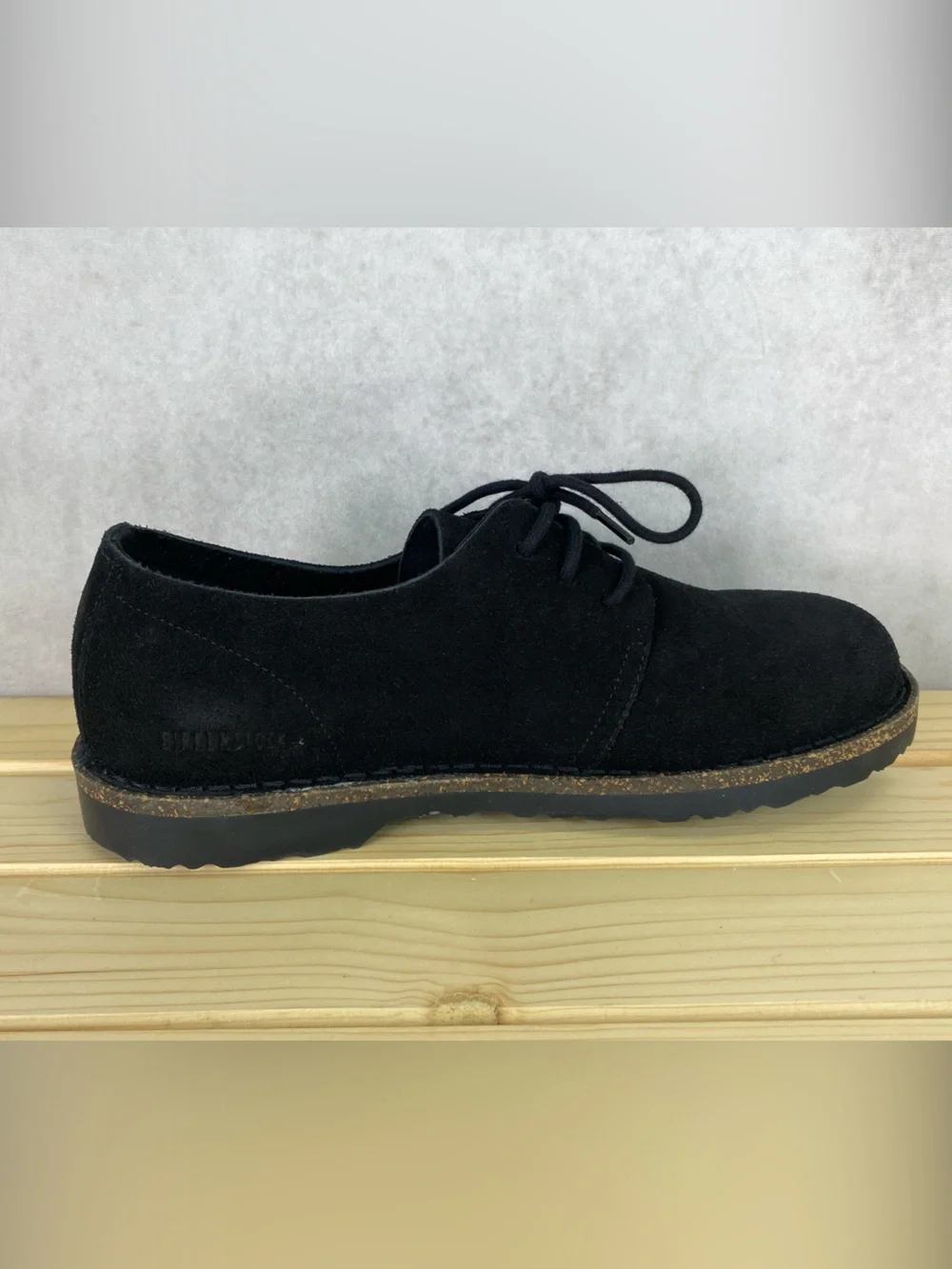 Birkenstock Uppsala Low Suede Leather Black Casual Comfot Oxfords Shoes 42 EUR